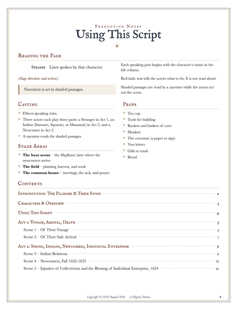 A Pilgrim Drama Script - Image 7
