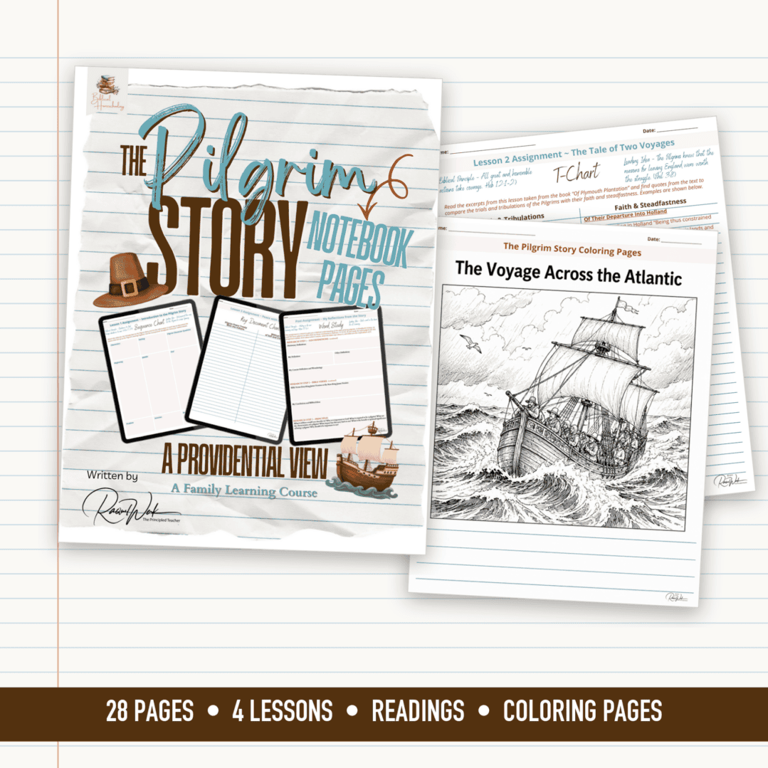 The Pilgrim Story Notebook Pages - Image 2